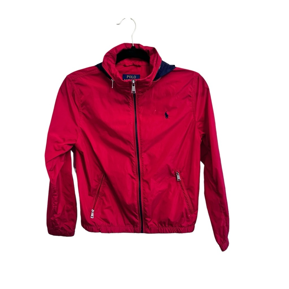 Polo Ralph Lauren Kids Windbreaker Packable Jacket w/Hood Medium
